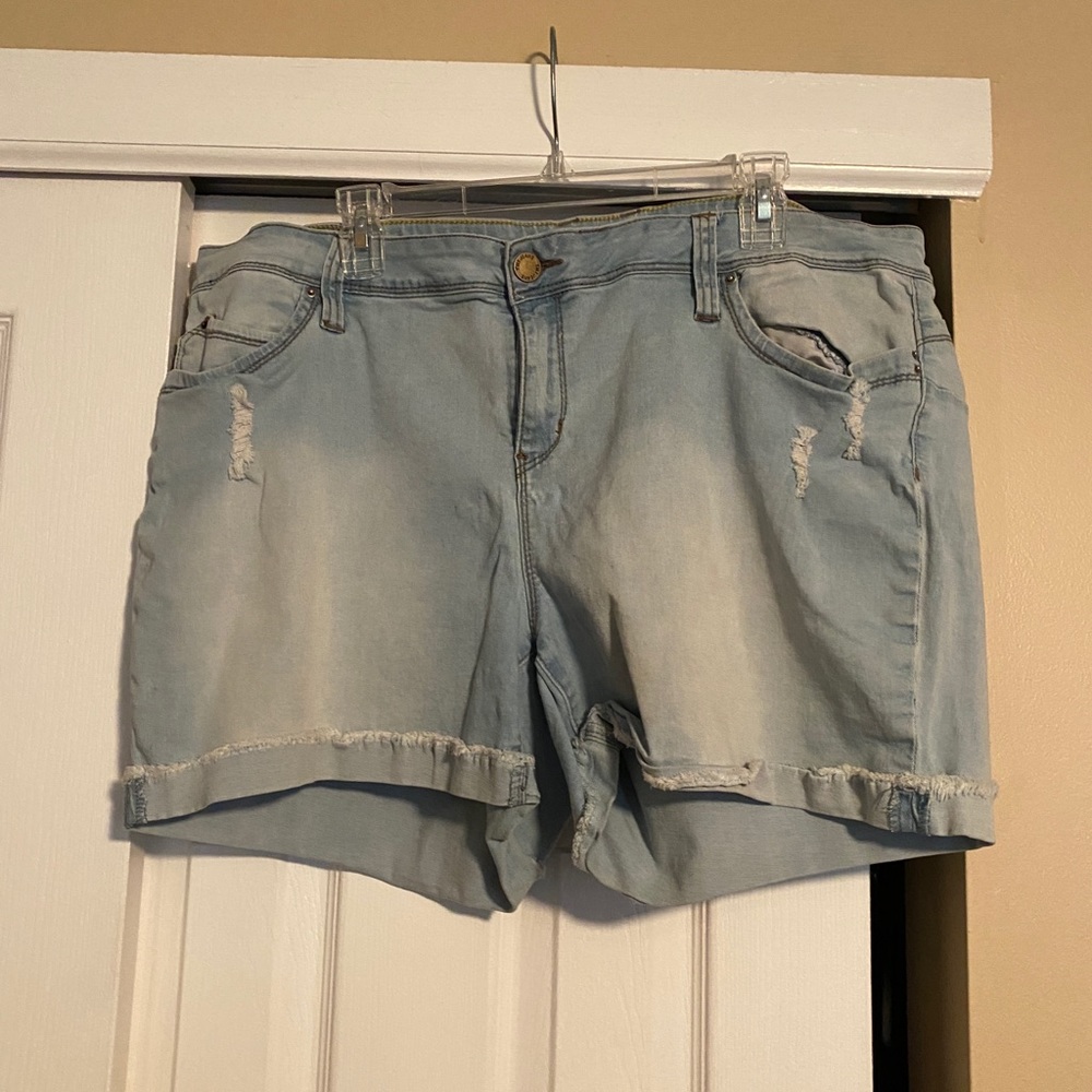 Plus Size High Waisted Shorts